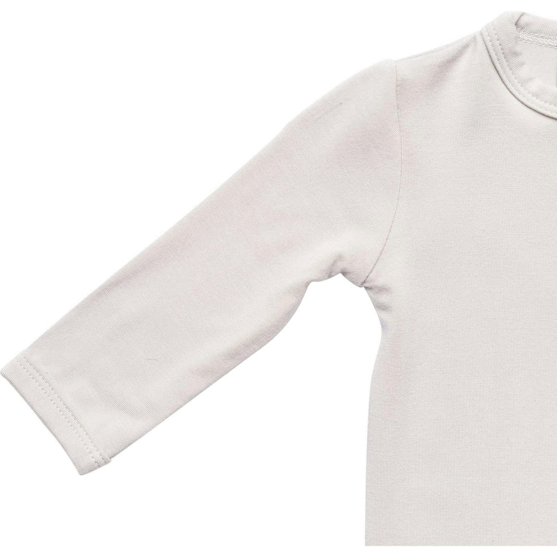 Zippered Romper, Oat