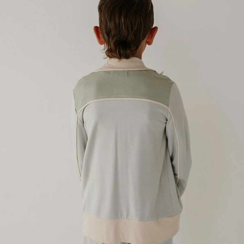 Track Zip Front Jacket Desert Sage