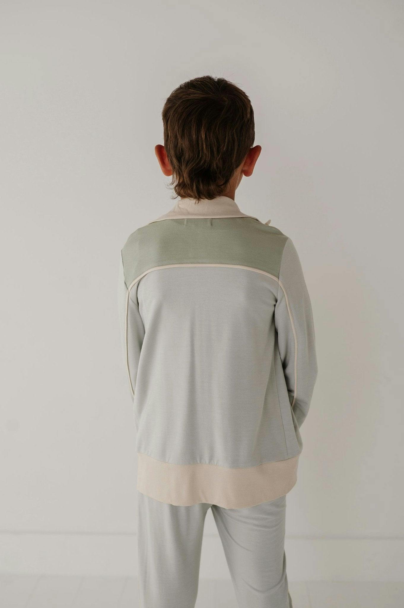 Track Zip Front Jacket Desert Sage
