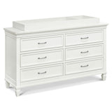 Darlington 6-Drawer Wide Assembled Dresser (56") in Warm White