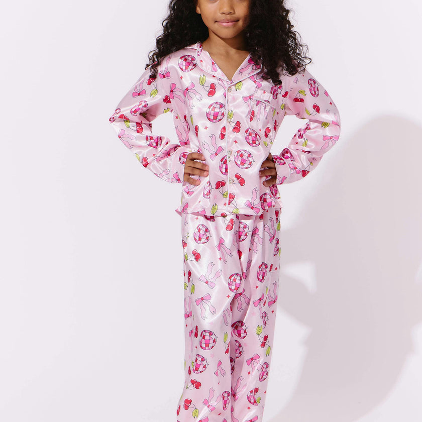 Pinky Disco Silk Set