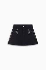 TNS Denim Teen Studded Skirt