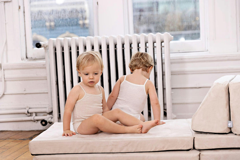 Pointelle Boys Tank Bodysuits