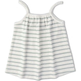 Organic Tank Top & Shorts Set - Fog Stripes