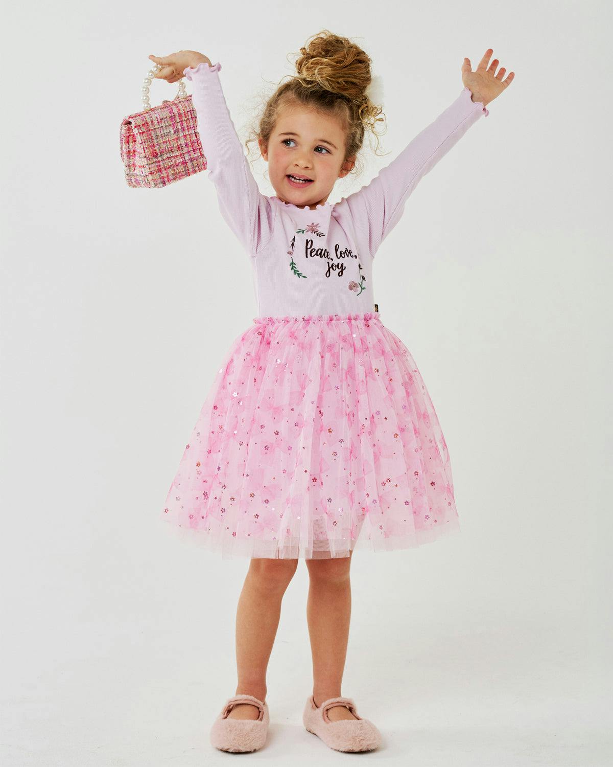 Embroidered Flower Tutu