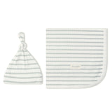 Organic Swaddle Blanket & Hat Set