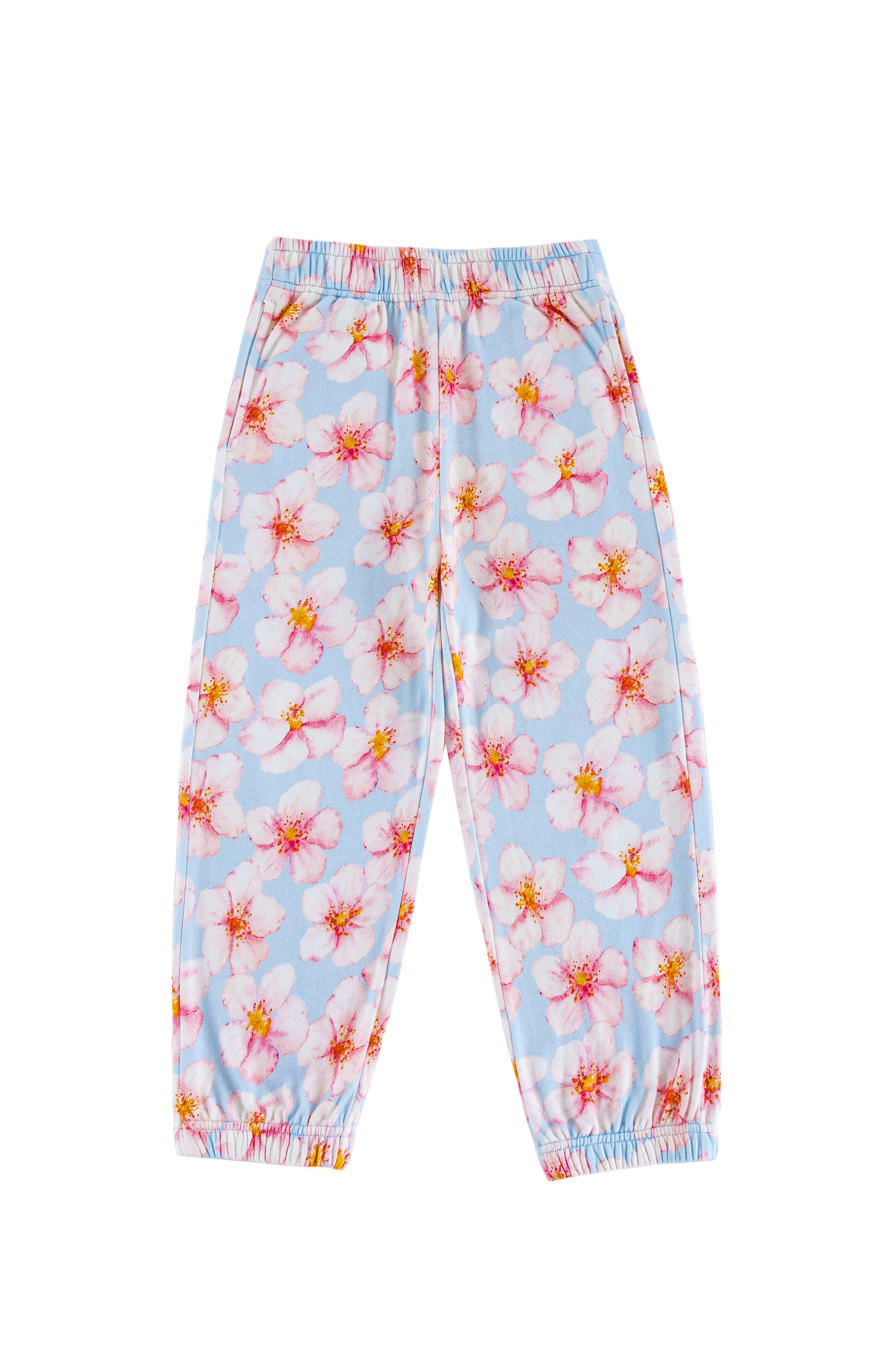 Soft Fleece Jogger, Hibiscus