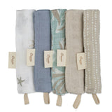 Cove Sea Life Cotton Washcloth (Set of 5)
