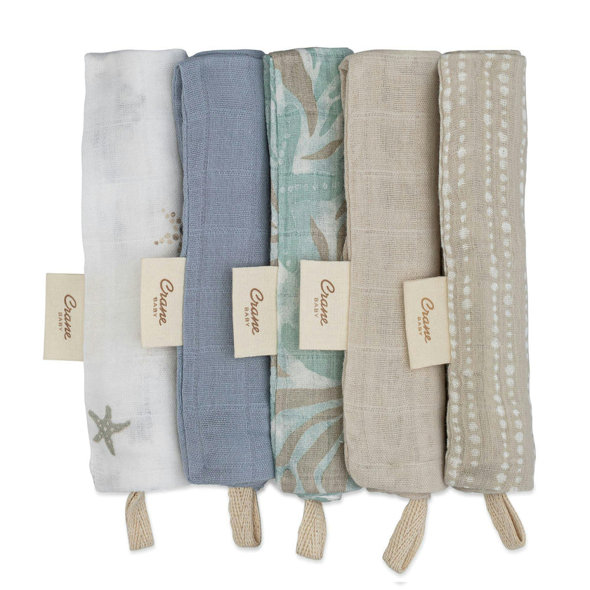 Cove Sea Life Cotton Washcloth (Set of 5)
