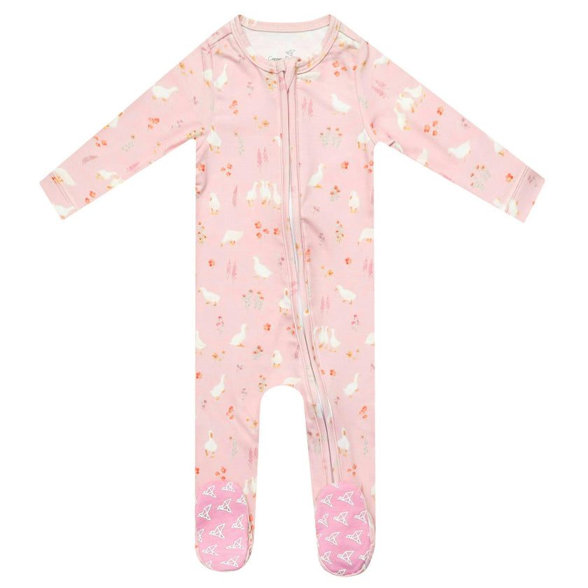 Convertible Zip-Up Footie - Gigi