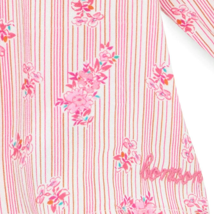 BONTON Floral Stripes Reina Baby Blouse