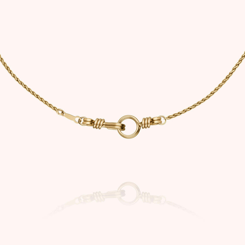Rope Chain Necklace, Yellow Gold Filled