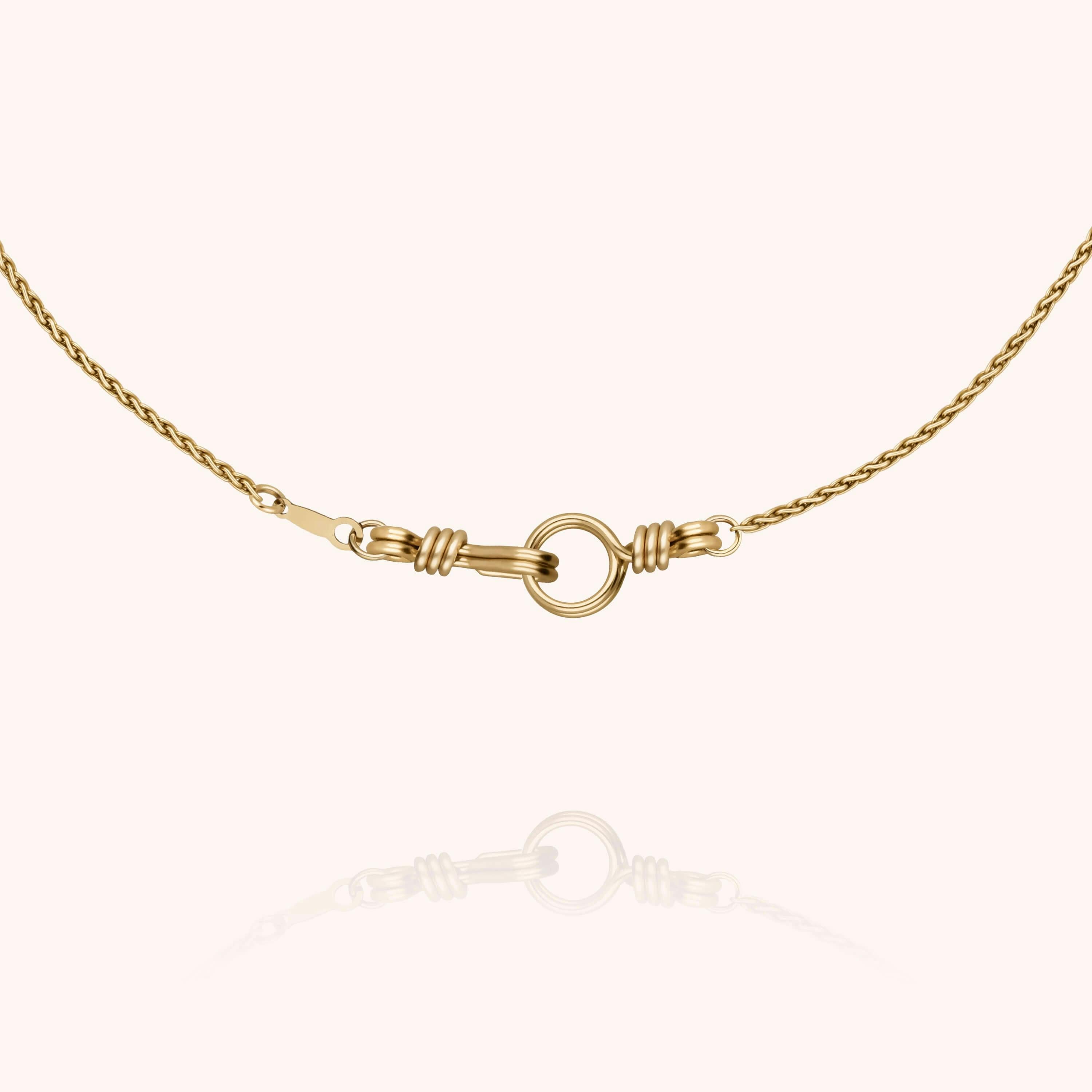 Rope Chain Necklace, Yellow Gold Filled
