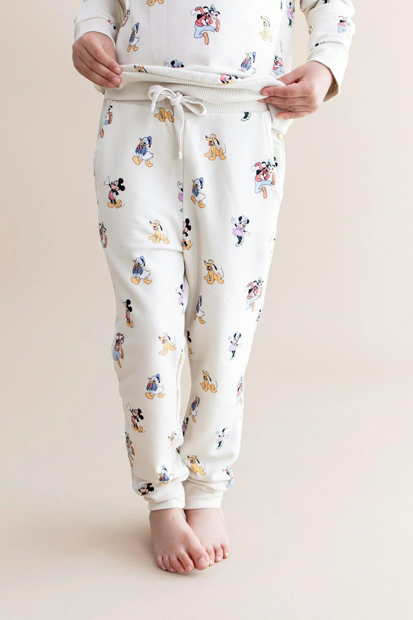 Long Sleeve Jogger Set in Mickey Mouse and Friends