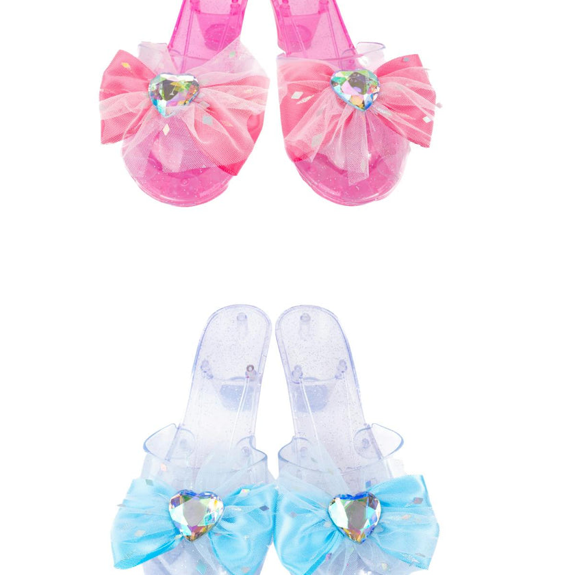 Dancing Diva Pink and Blue Shoes, 2pc Bundle