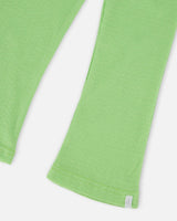 Crinkle Jersey Leggings Mint Green