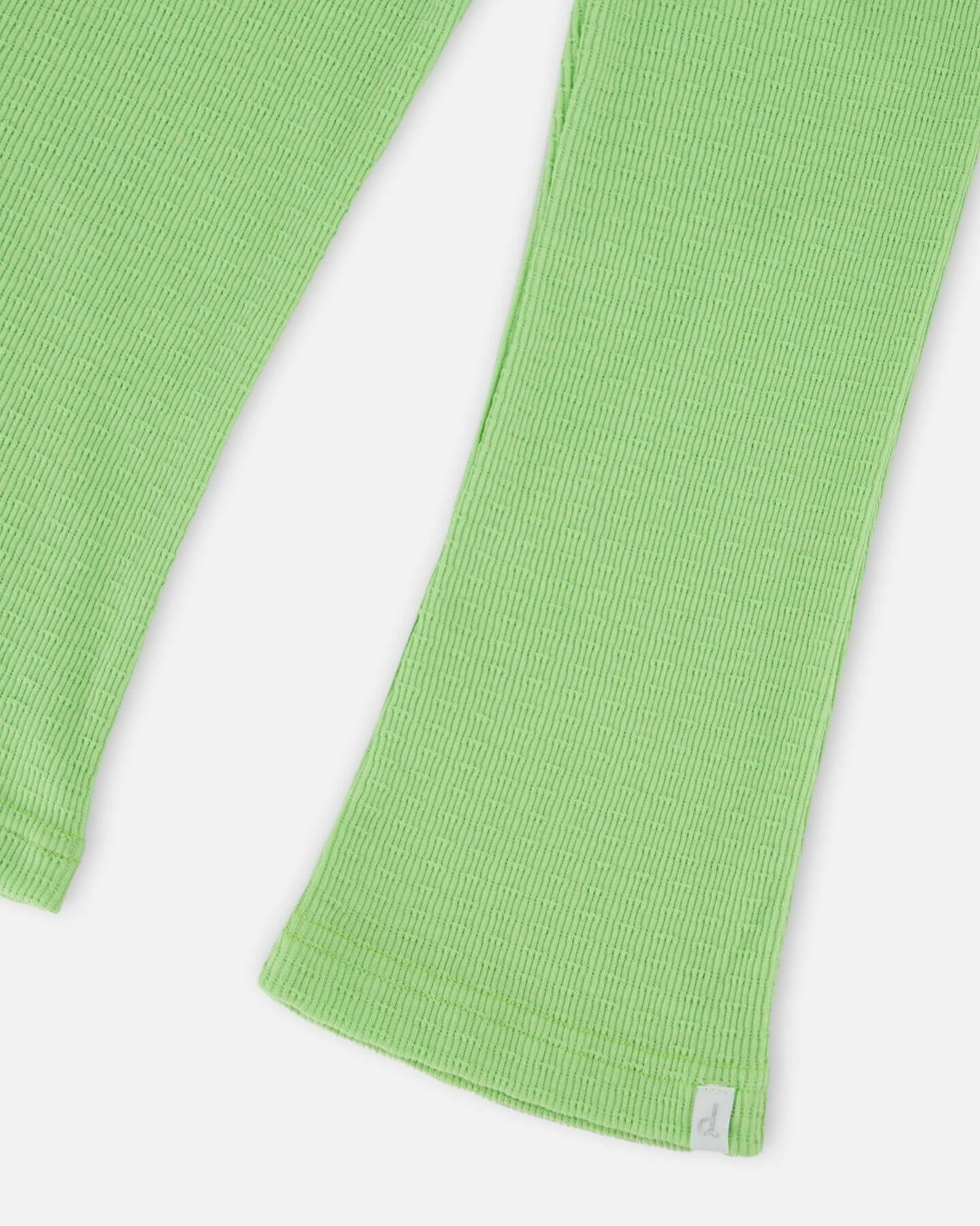 Crinkle Jersey Leggings Mint Green