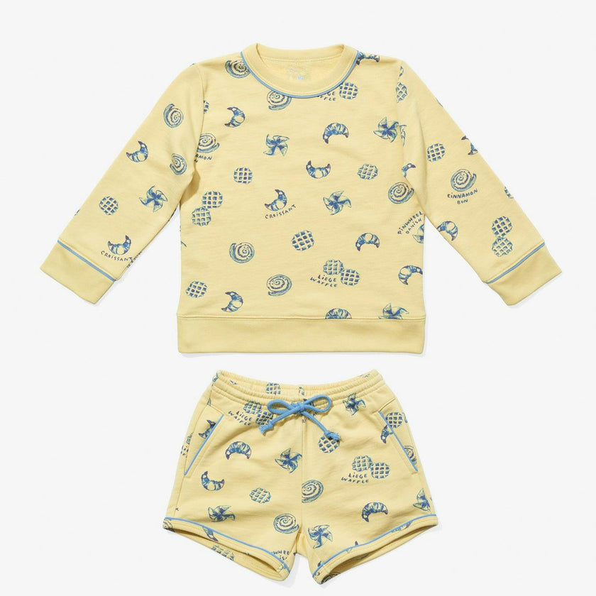 Remy Short Set, Butter Le Breakfast