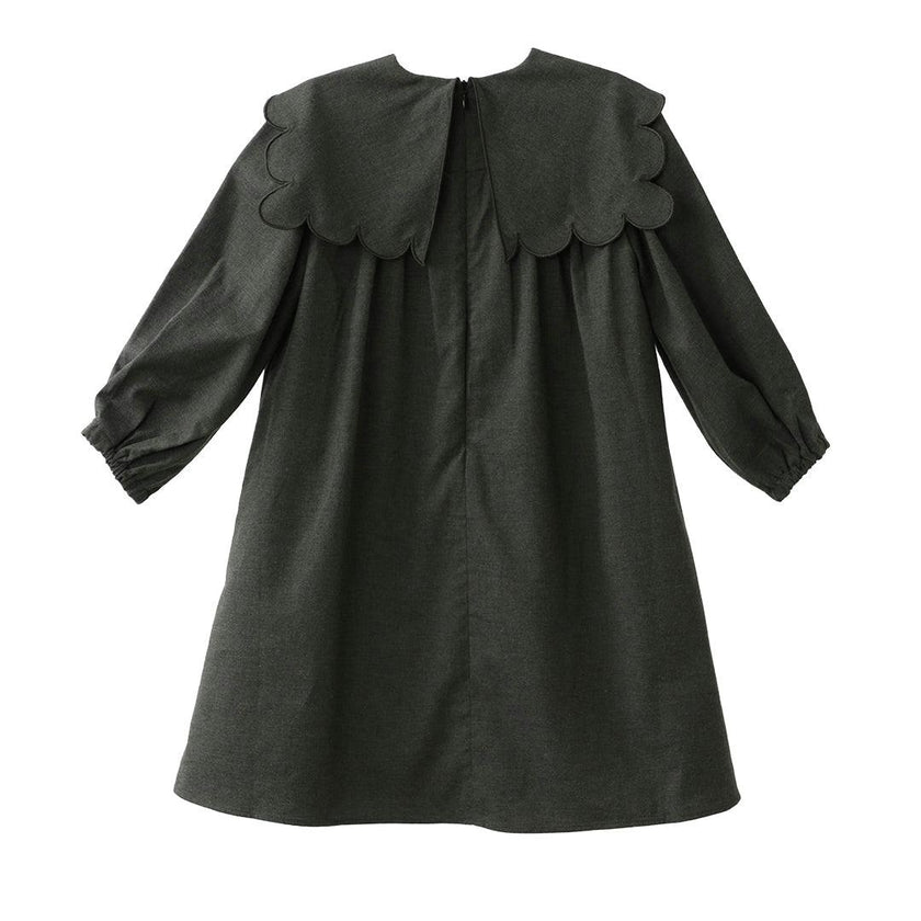 Melody dress (khaki/charcoal)