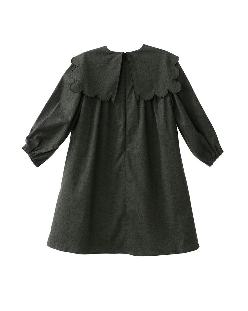 Melody dress (khaki/charcoal)