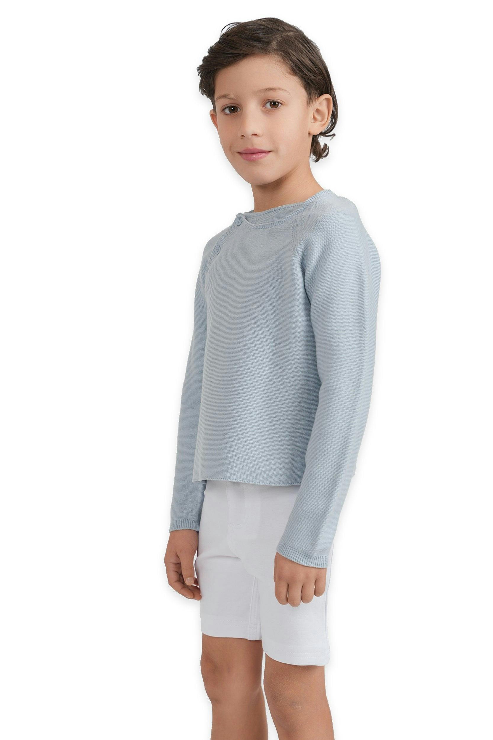 Wrap Cotton Knit Cardigan