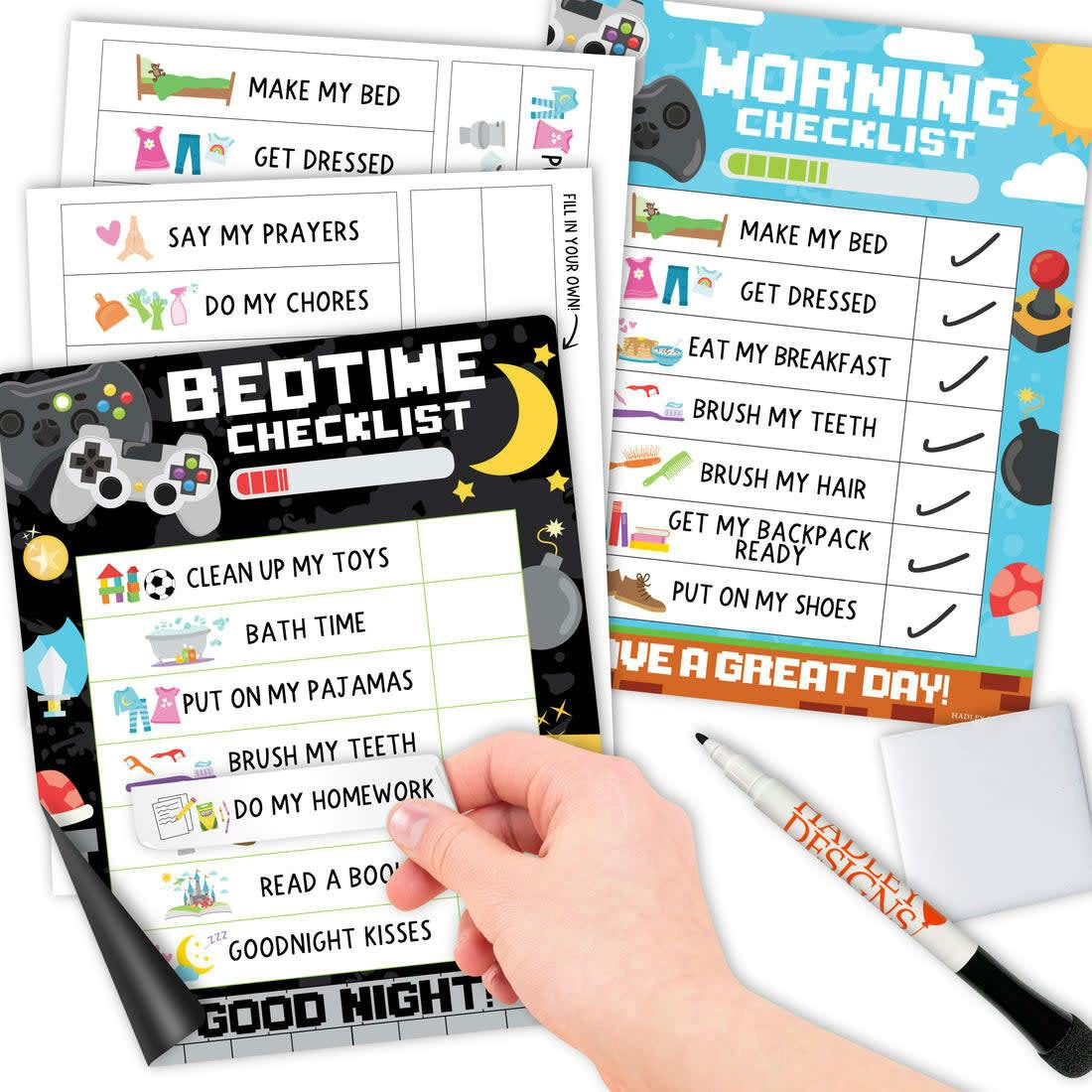 Video Game Kids Chore Chart