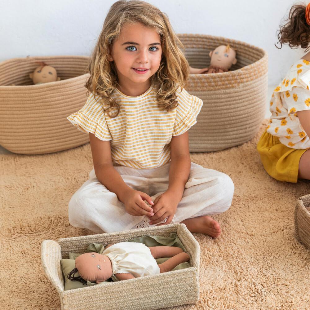 Mini Lorena Sana Doll & Bed Toy Set