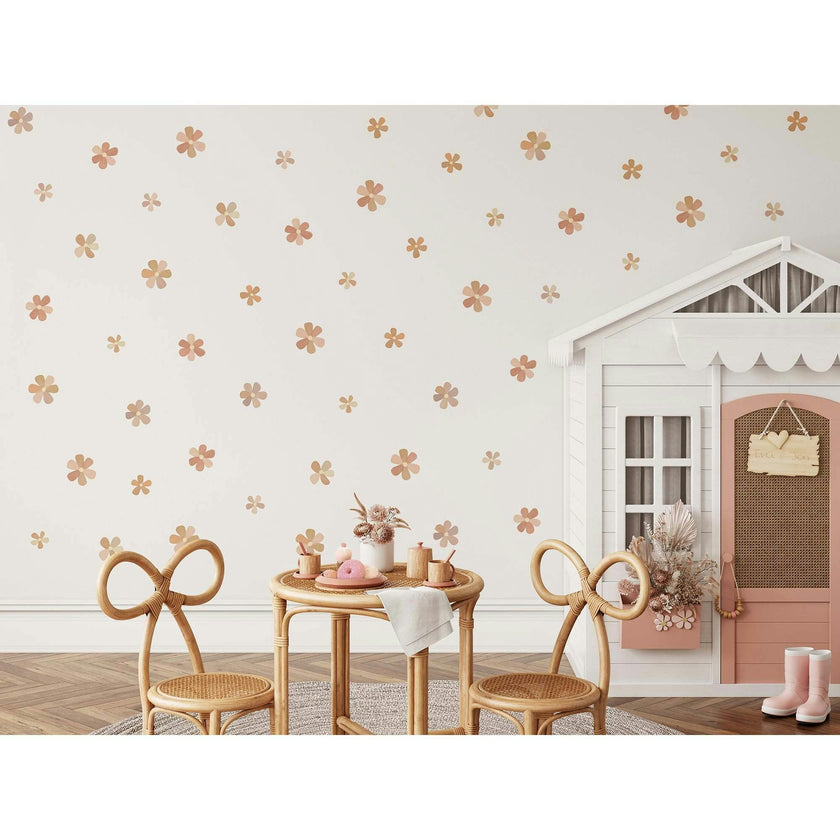 Peel & Stick Fabric Wall Stickers - Flowers