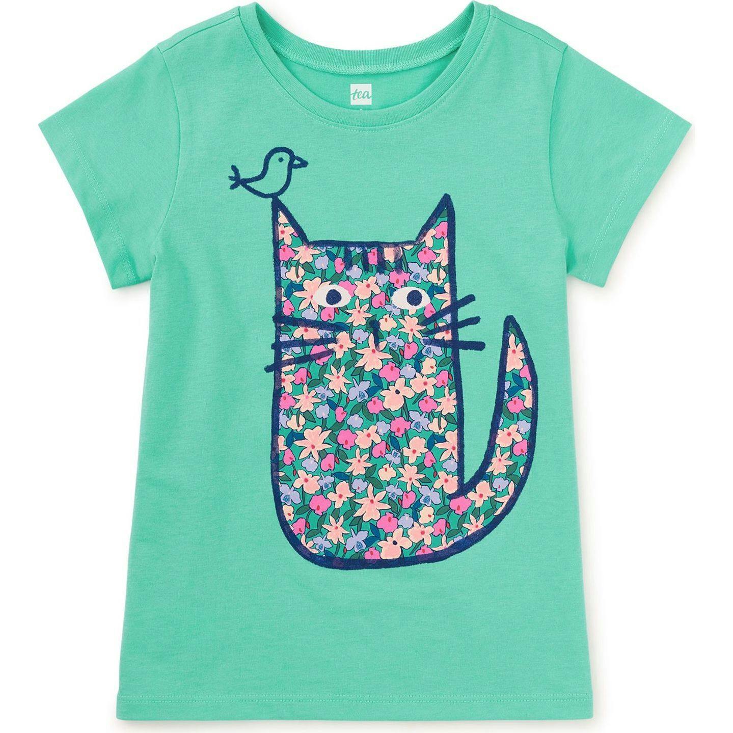 Floral Graphic Tee, Green