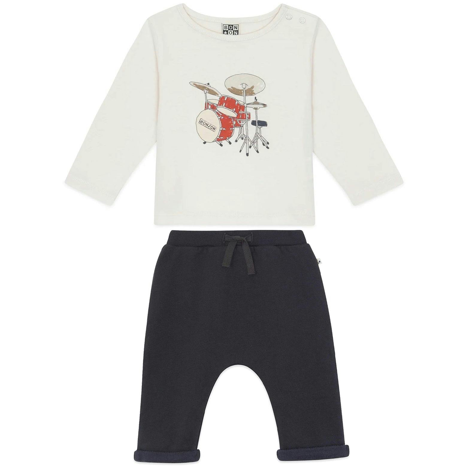 BONTON Drummy Baby Set - Sailor Blue
