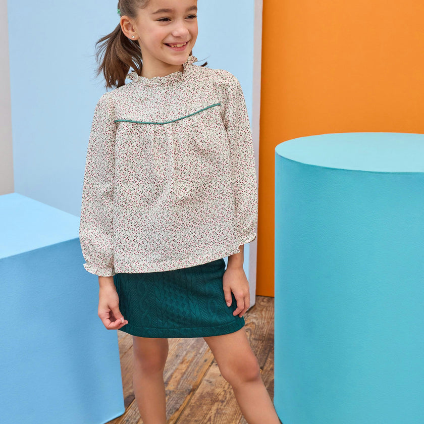 Quilted Mini Skirt