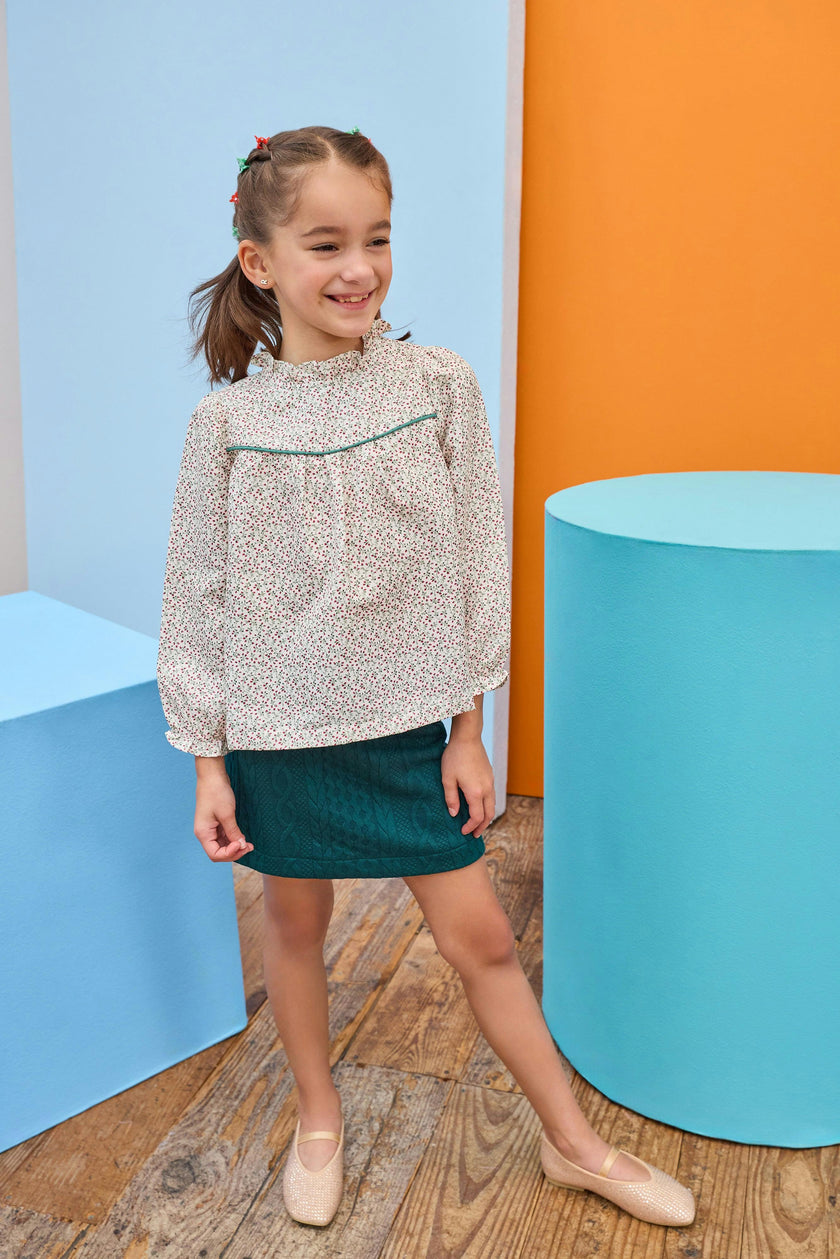 Quilted Mini Skirt