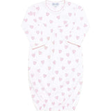 Pink Heart Print Gown