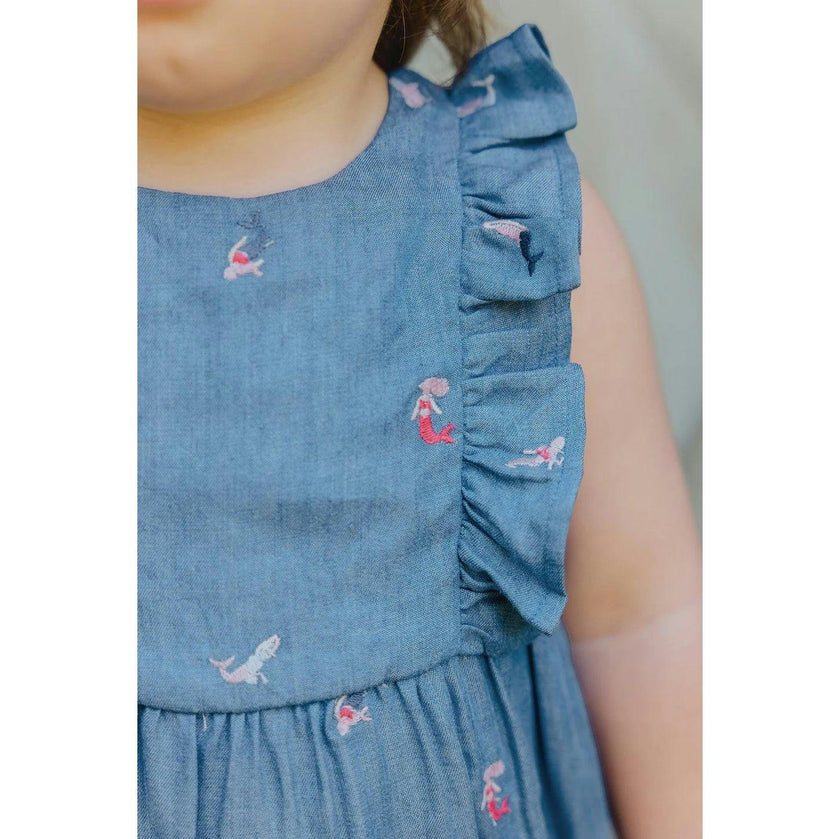 TARTINE ET CHOCOLAT Mermaid Dreams Chambray Jumpsuit