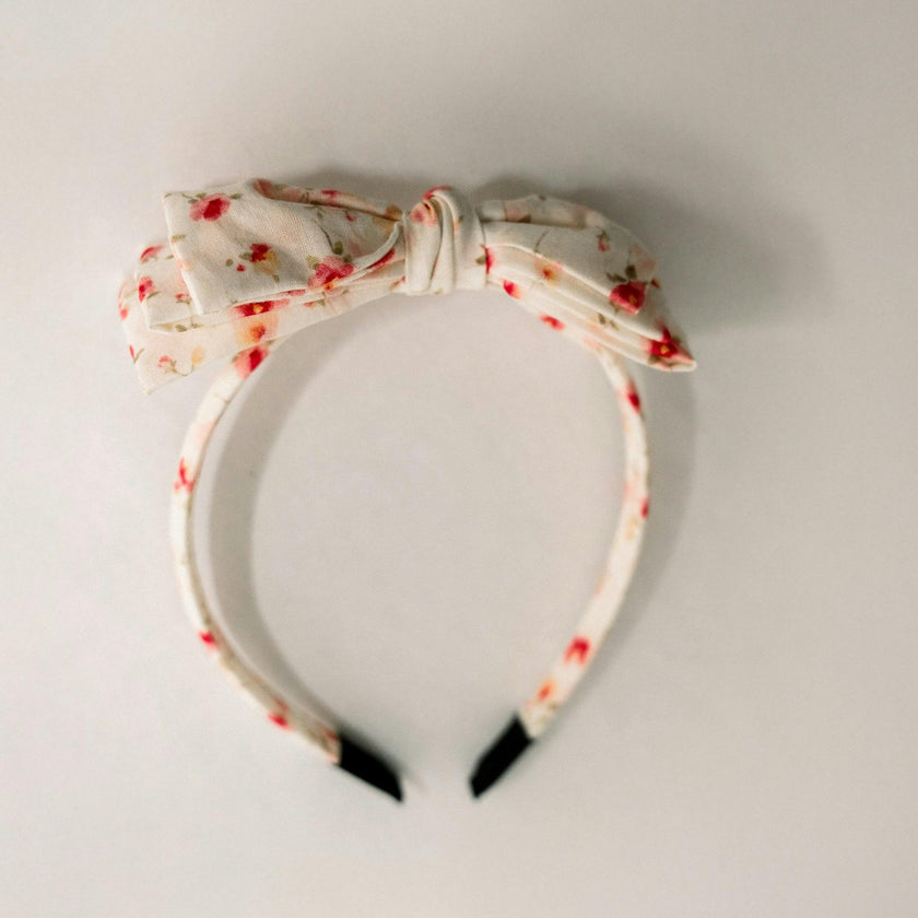 Three Little Bows Headband | Sunlit Meadow