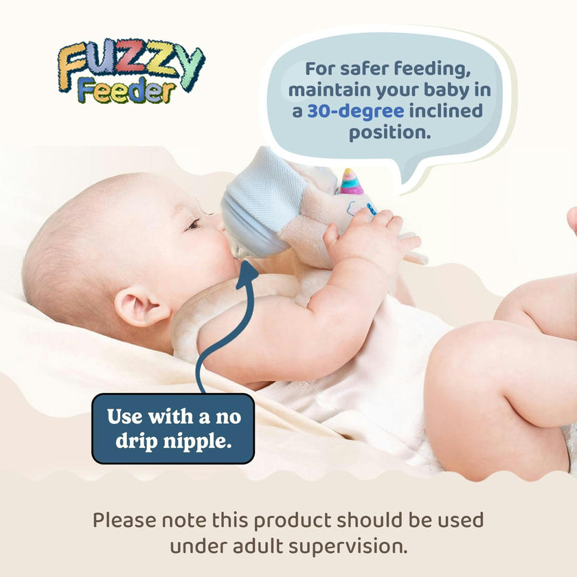 Baby Bottle Pillow Holder for Parents - "Look Ma No Hands"