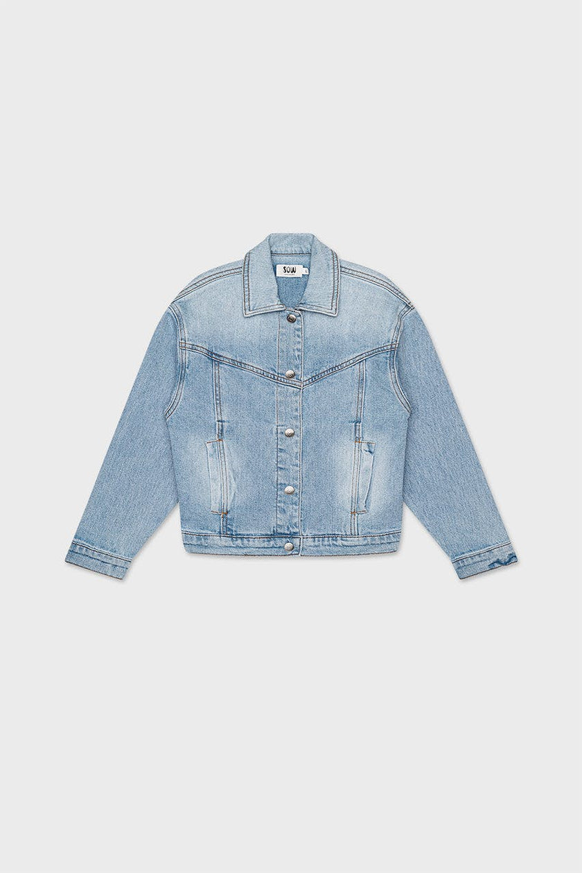 Denim Jacket (Modern Trucker Style)
