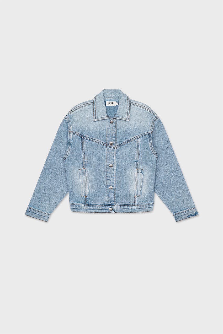 Denim Jacket (Modern Trucker Style)