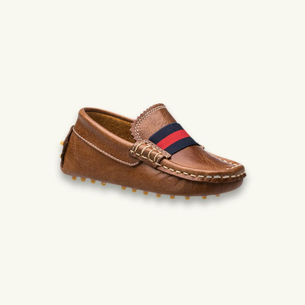 Toddler Club Loafer | Natural Brown Leather