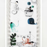 Underwater Love Standard Crib Sheet