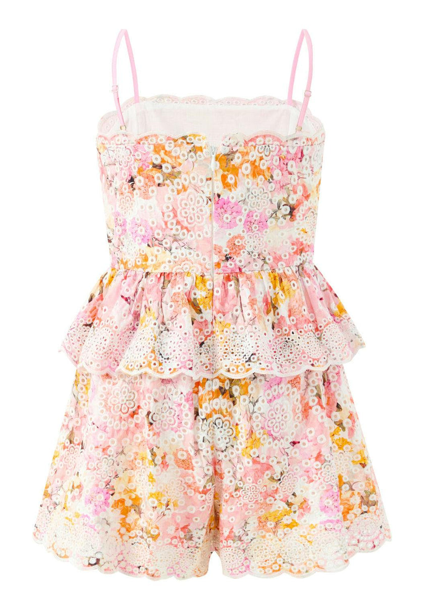 Alessia Cotton Embroidered Romper