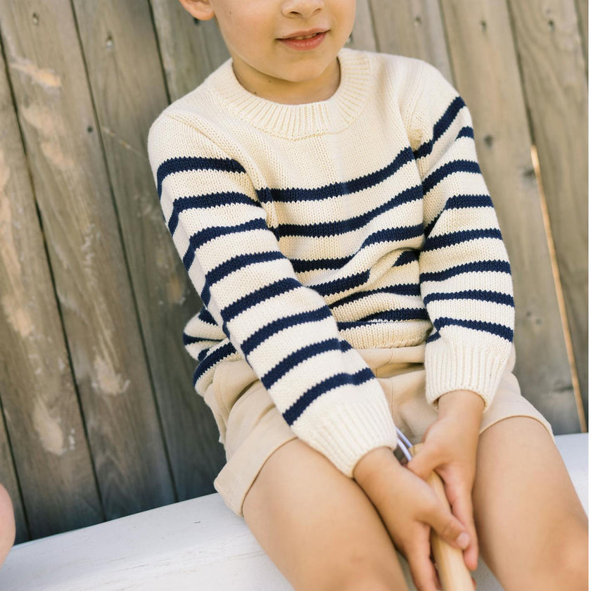 Breton Stripe Knit Sweater