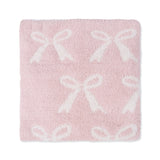 Chenille - Blush Bow Blanket