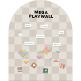 MEGA Magic Playwall - Arch Magnetic Wall Decal for Kids