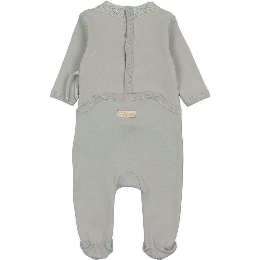 Knit Twist Layette Set Rose Smoke