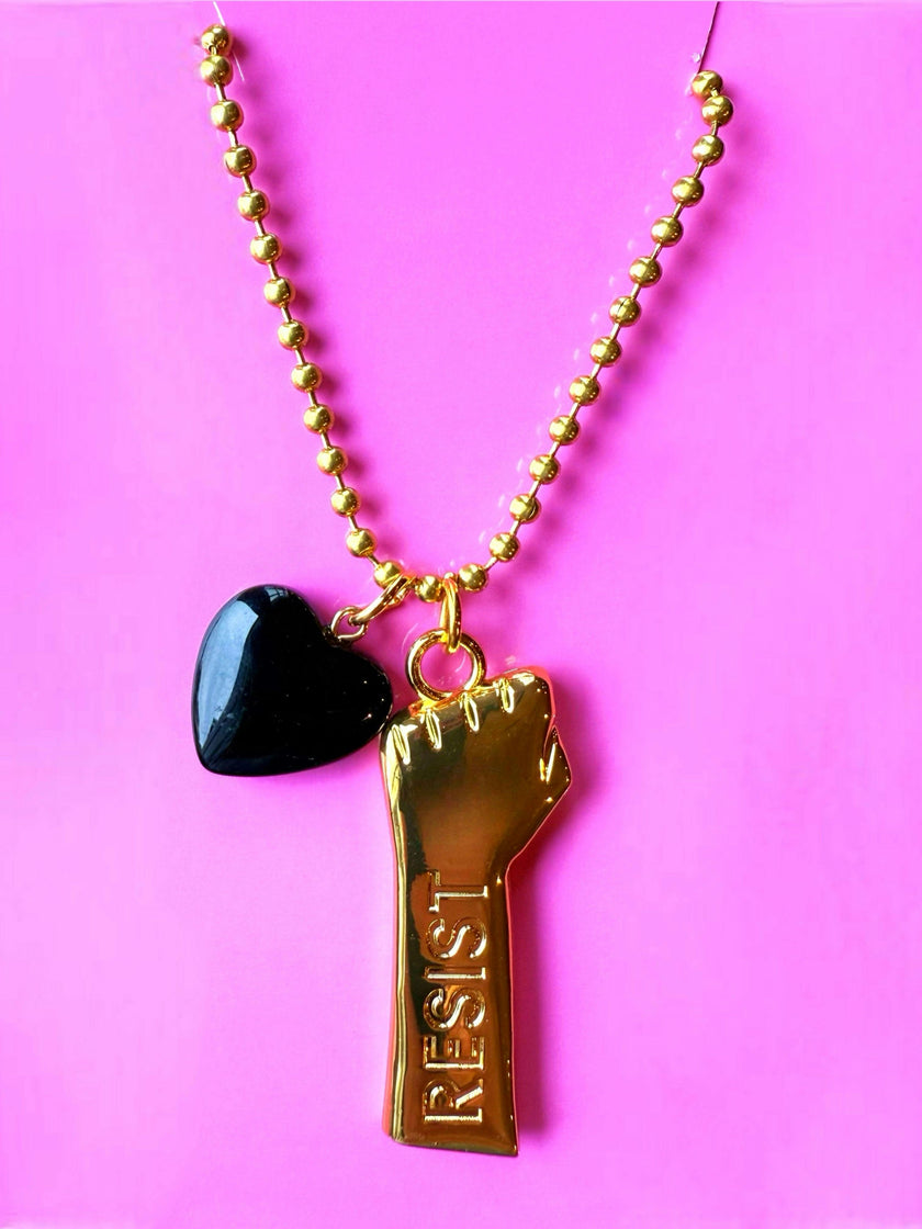 RESIST CHARM NECKLACE $2 donated to PLANNED PARENTHOOD