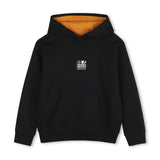 Black Logo Hooded Sweatshirt