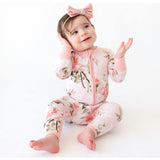 Vintage Pink Rose Convertible One Piece
