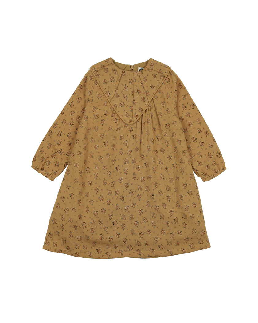 Winter Forest Long Sleeve Drop Shoulder Comfort Fit Dress