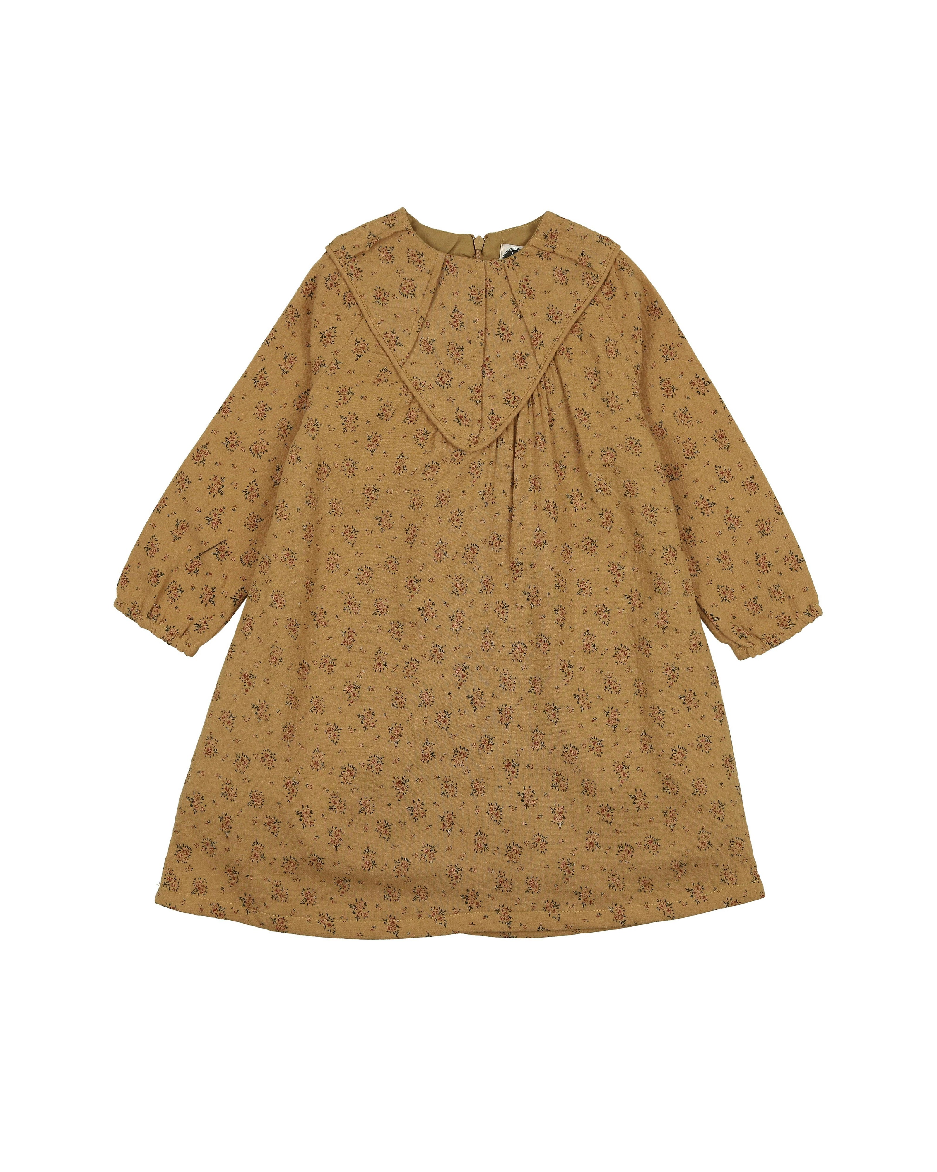 Winter Forest Long Sleeve Drop Shoulder Comfort Fit Dress